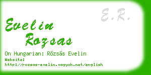 evelin rozsas business card